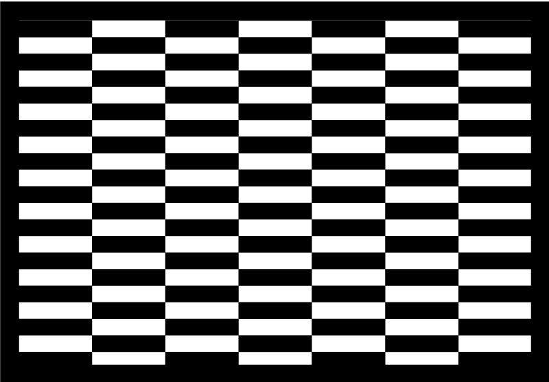 Optiske illusion striber geometriske tæpper - TenStickers