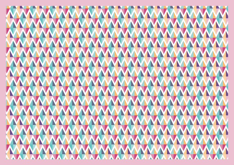 Farverige diamanter geometriske tæpper - TenStickers