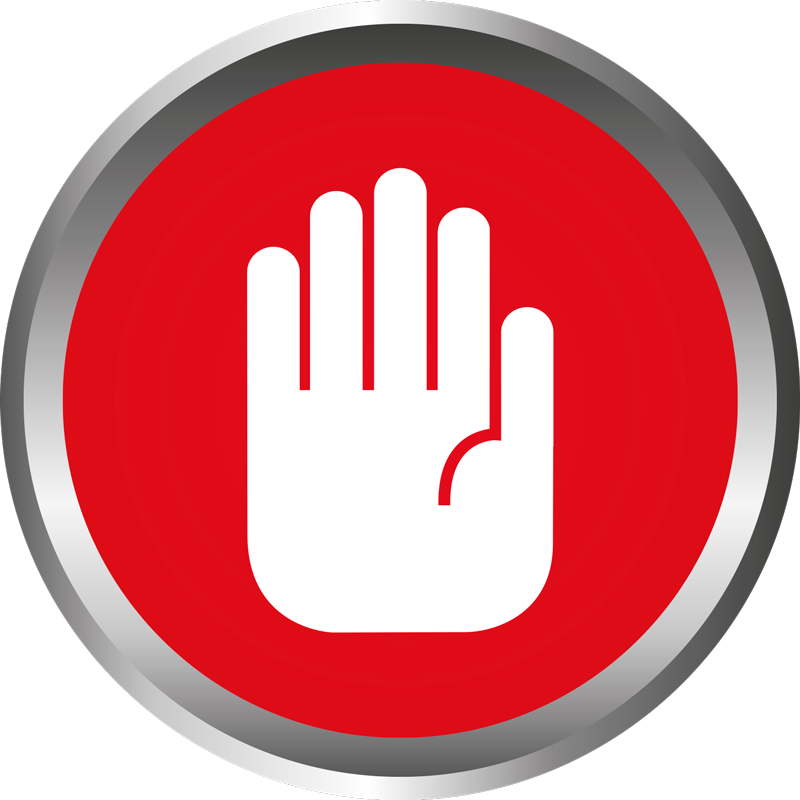 Kontor advarsel brugerdefineret tæppe - TenStickers