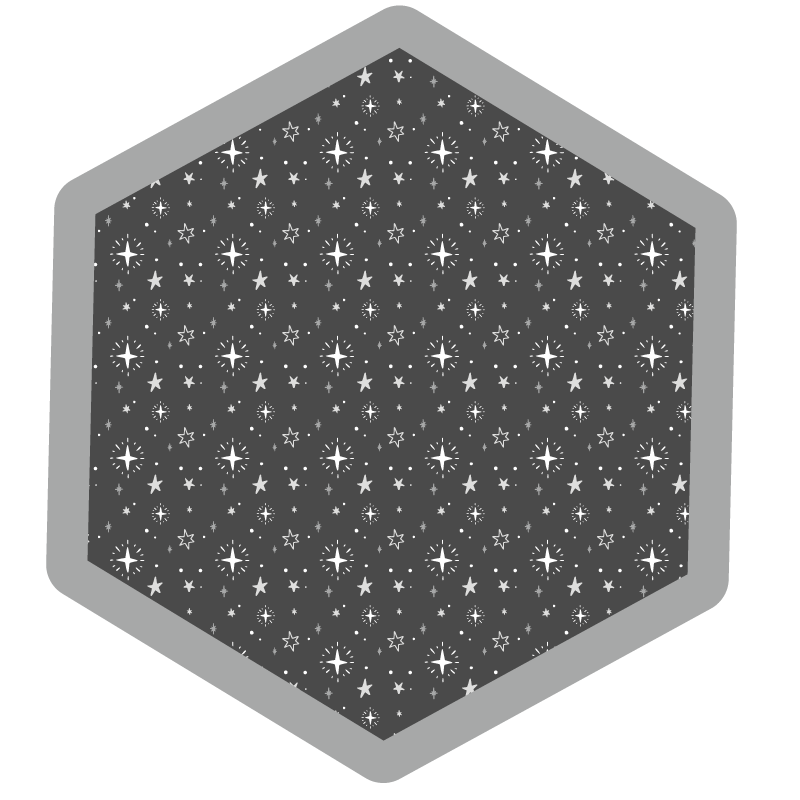 Himmelsk mønster stjerne vinyl tæppe - TenStickers