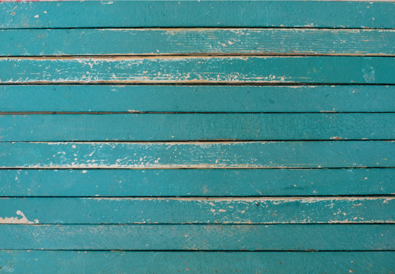 Gamle blå træ effekt vinyl tæppe - TenStickers