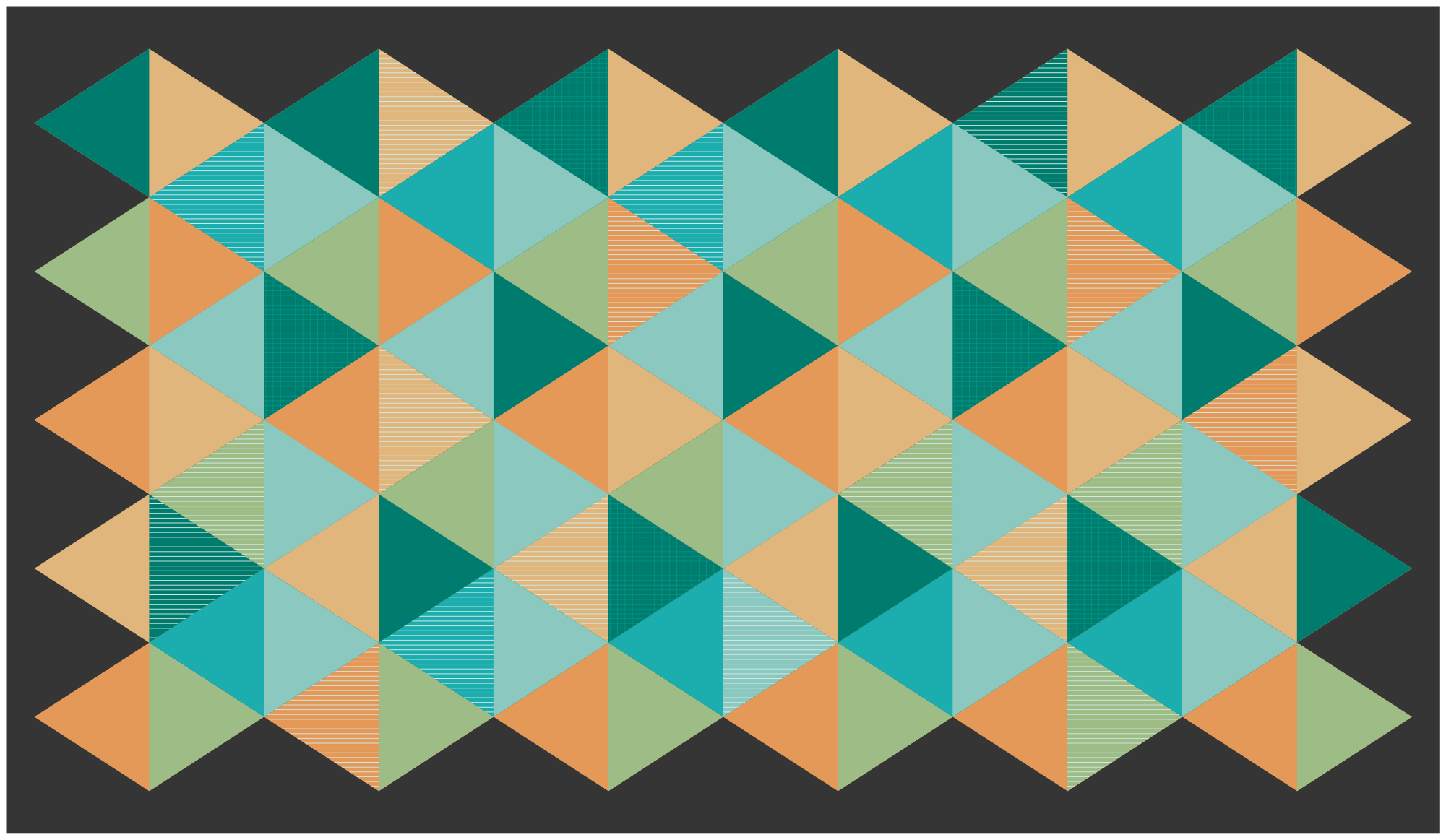 Geometrisk mønstret sammensætning geometriske vinyl tæppe - TenStickers