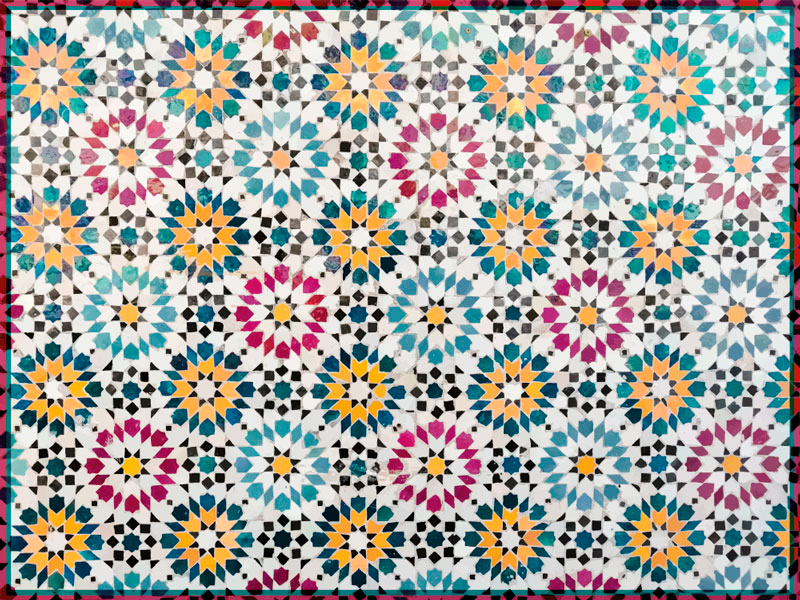 Middelhavs mosaik gulvfliser - TenStickers