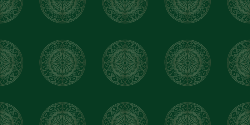 Mandala motiv design mandala vinyl tæppe - TenStickers