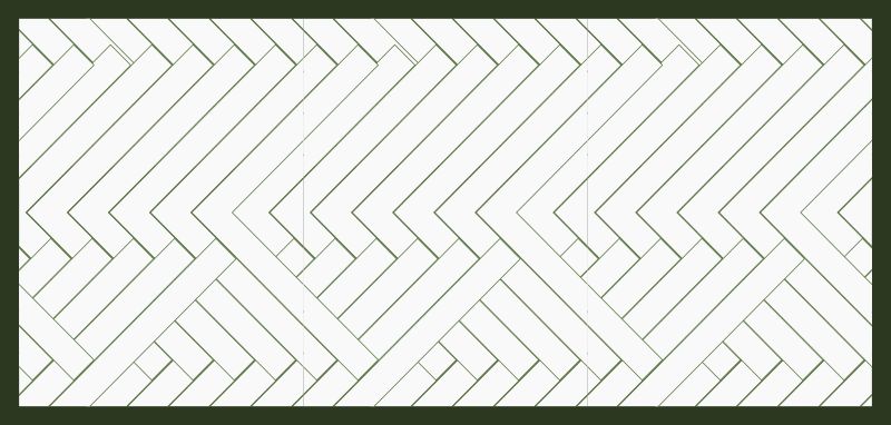 Abstrakte hvide fliser mosaik gulvfliser - TenStickers