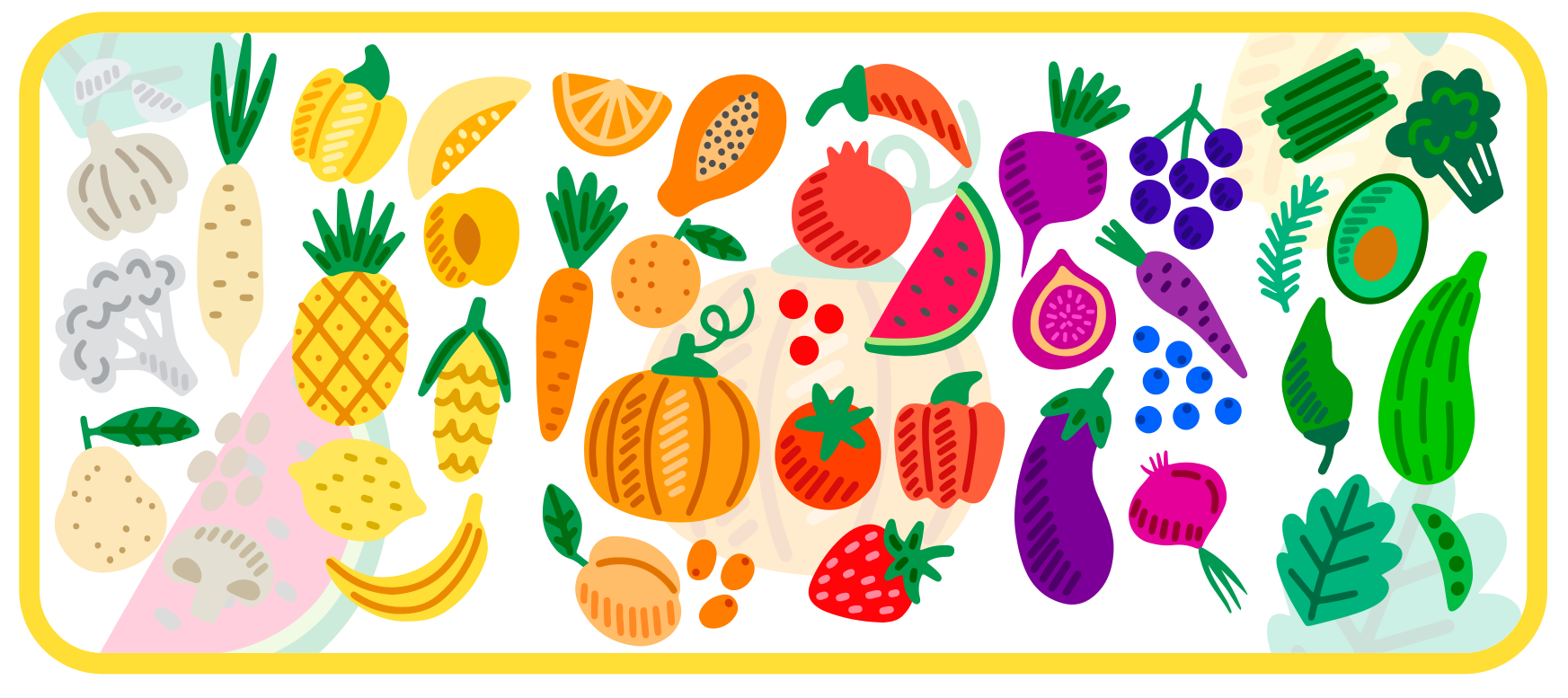 Sund kost køkken vinyl tæppe - TenStickers