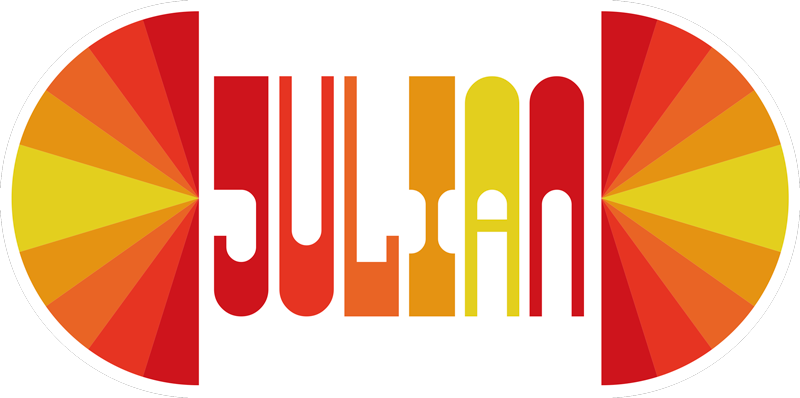 Personlig retro vinyl tæppe med navn - TenStickers