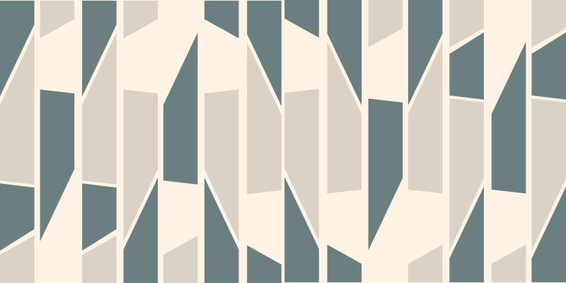 Abstrakte geometriske keramiske fliser gang - TenStickers