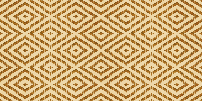 Diamanttekstureret stil geometriske vinyl tæppe - TenStickers