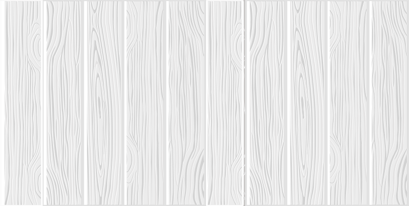 Hvid træplade vinyltæppe - TenStickers