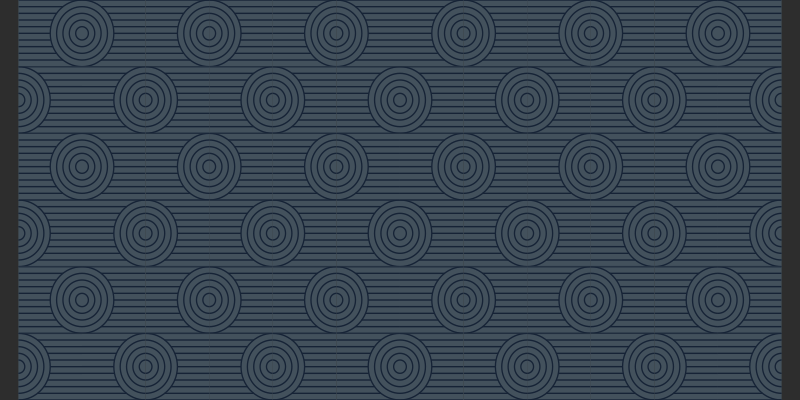 Geometriske cirkler og linjer vinyl tæppe - TenStickers