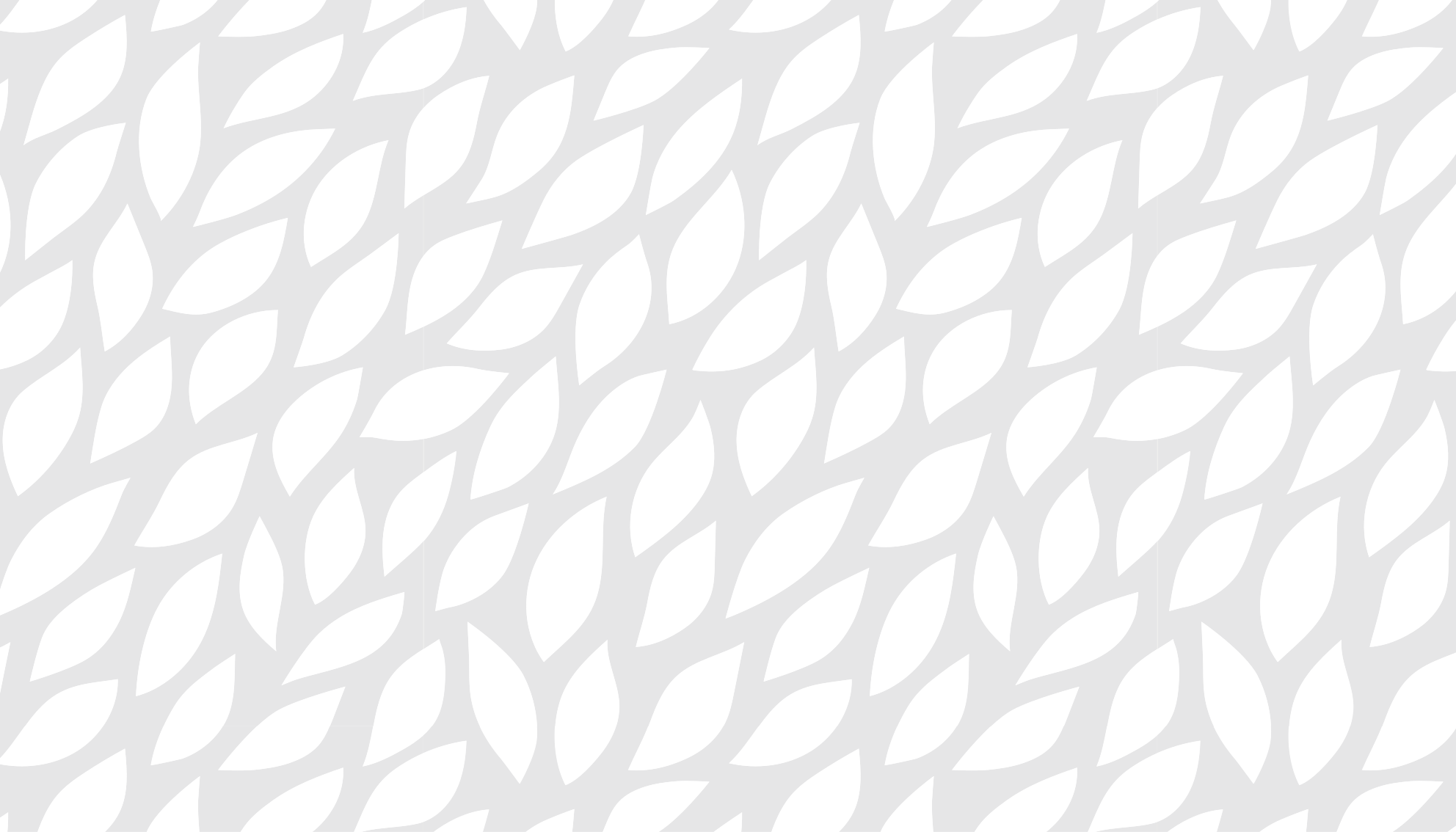 Hvidt bladmønster moderne tæppe - TenStickers