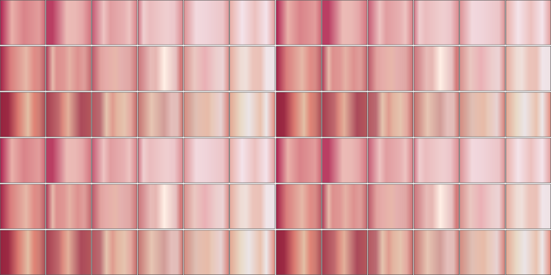 Stål mosaik fliser vinyl gulv fliser tæppe - TenStickers