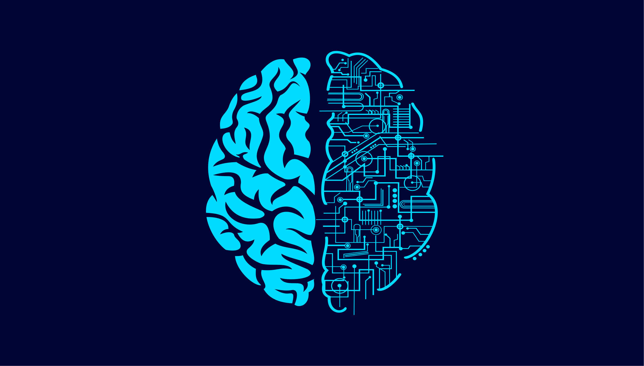 Elektrisk hjerne moderne tæppe - TenStickers