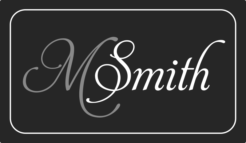 Tilpasseligt monogram vinyl tæppe med navn - TenStickers