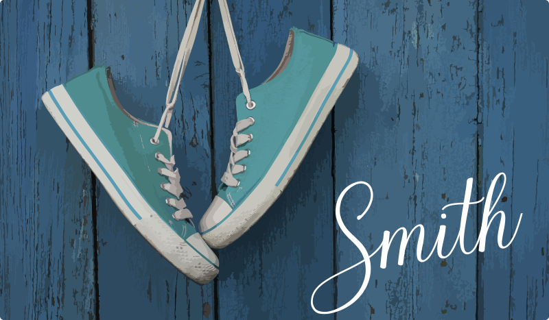 Sneakers personalisering tekstur vinyl tæppe - TenStickers