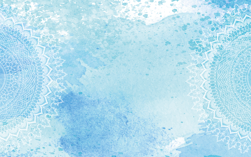 Mandala plask mandala vinyl tæppe - TenStickers