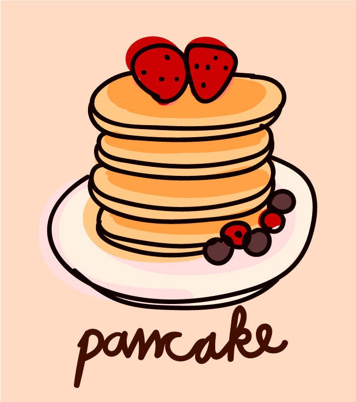 Stak pandekager køkkenfliser - TenStickers