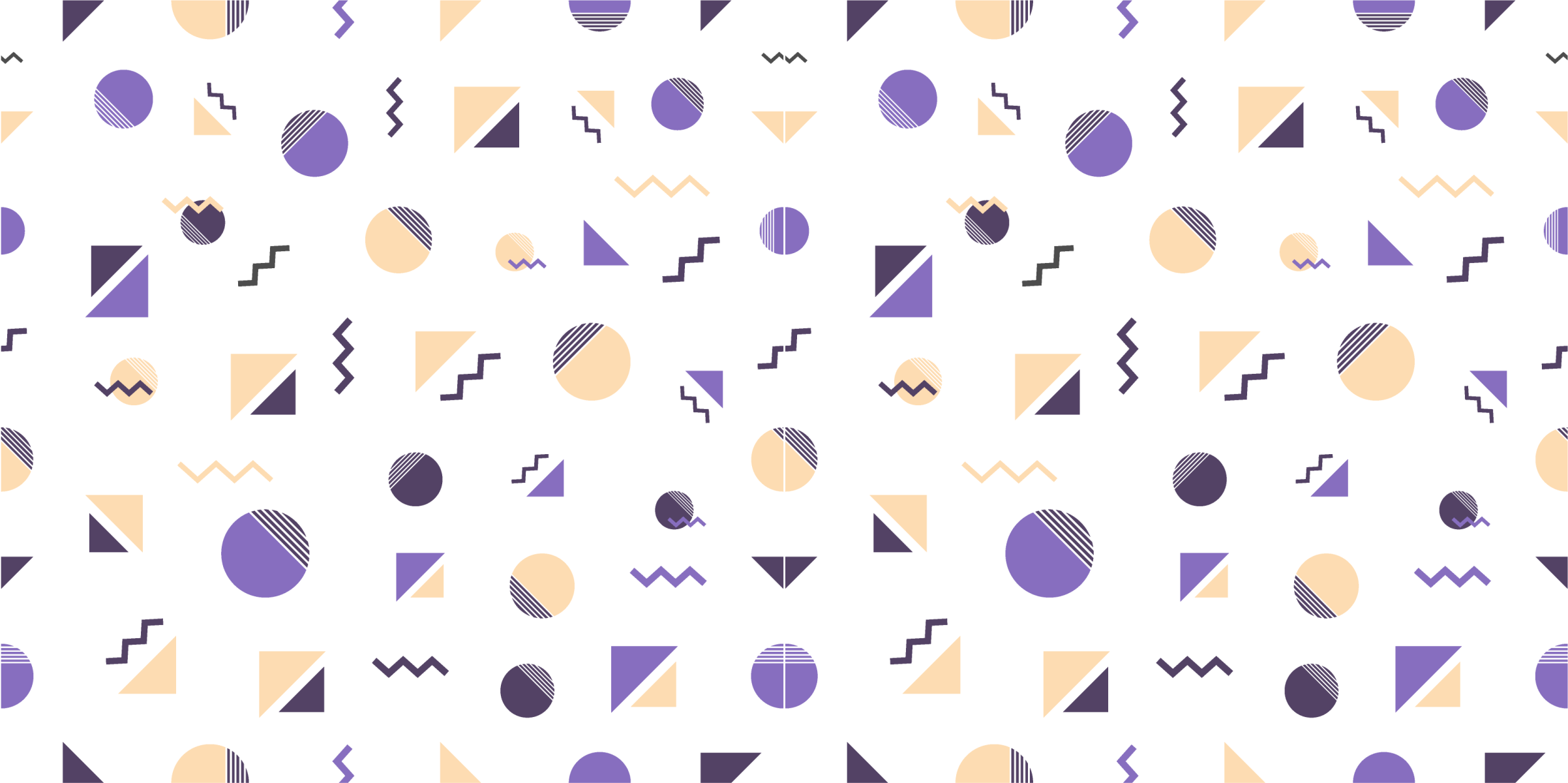 Farvede geometriske former geometriske tæpper - TenStickers