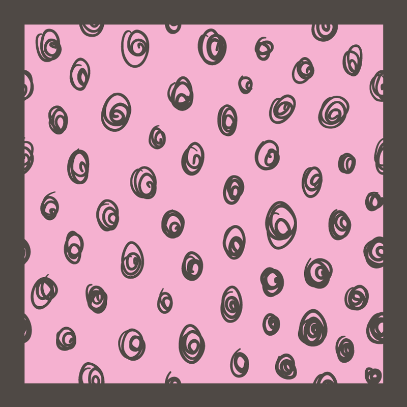 Spiral mønster indretning vinyltæppe til soveværelse - TenStickers