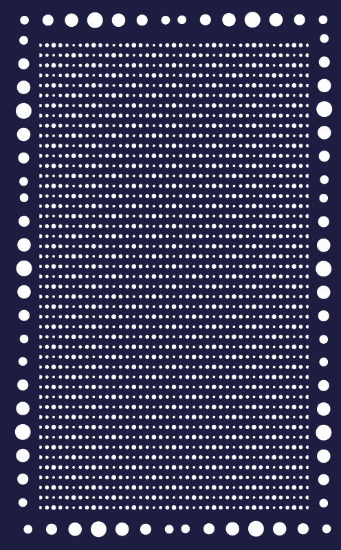 Polkaprikkede elegance stribede vinyl tæppe - TenStickers