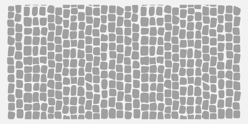 Monokrom gitter vinyl tæppe med fliseeffekt - TenStickers