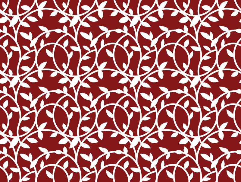 Elegant inspiration Blomster og planter vinyltæppe - TenStickers