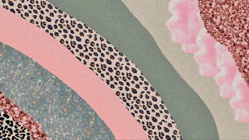 Magiske striber med udskrifter striber tæppe - TenStickers