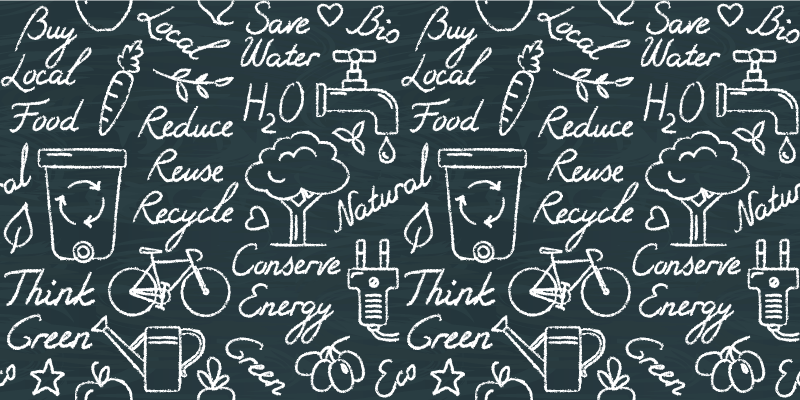 Tavle mønster køkken gulvfliser - TenStickers