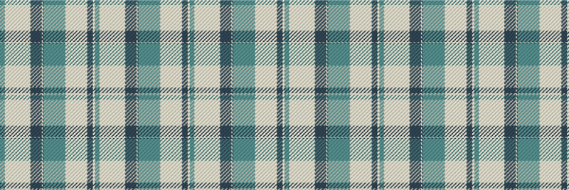 Traditionelt ternet mønster køkken vinyl tæppe - TenStickers