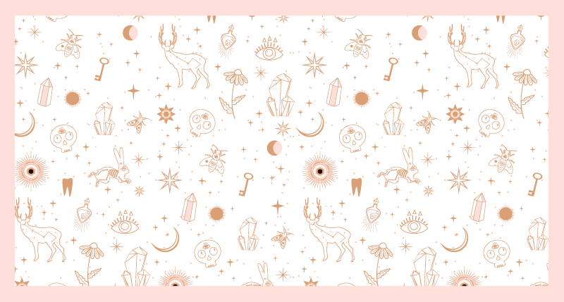 Himmelsk minimalistisk design vinyltæpper til babyværelse - TenStickers