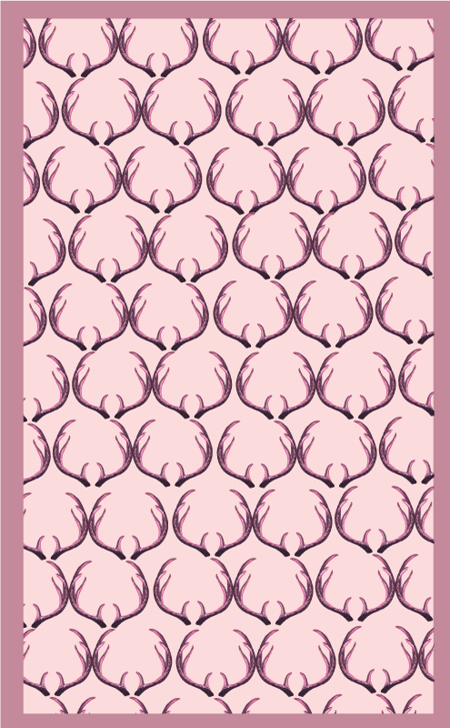 Elegant gevirmotiv skandinaviske vinyl tæppe - TenStickers