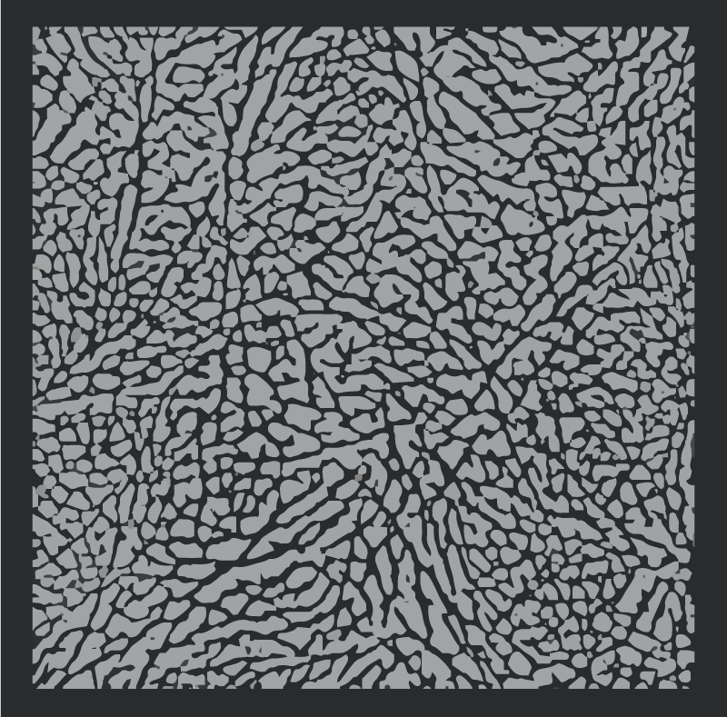 Tekstureret mørkt mønster grå vinyl tæppe - TenStickers