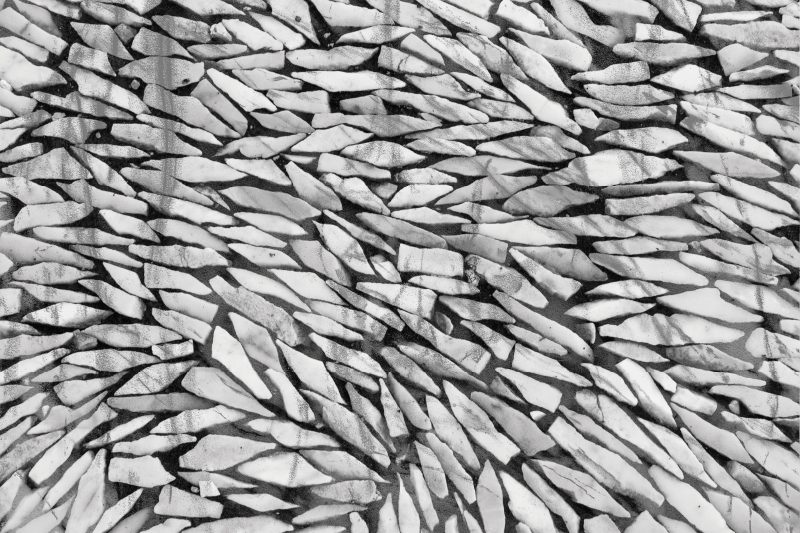 Marmor ædelsten sten gulvfliser - TenStickers