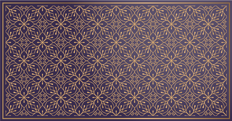 Vintage stil vintage tæppe - TenStickers