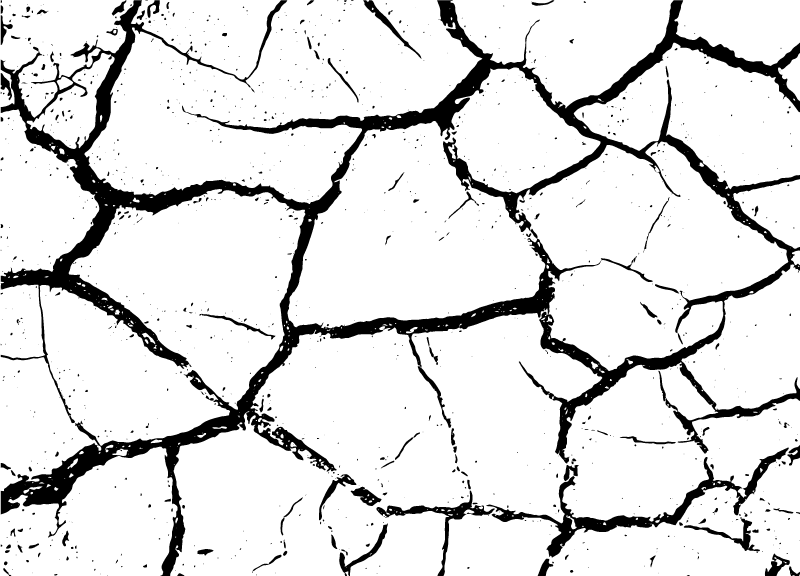 Slidt beton sten vinyl tæppe - TenStickers