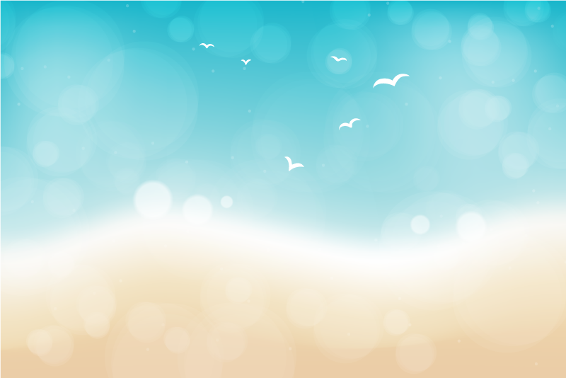 Havbrise vinyl tæppe til stuen - TenStickers