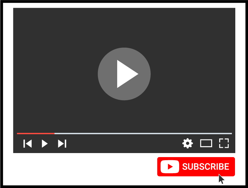Youtube abonner knap brugerdefineret vinyltæppe - TenStickers