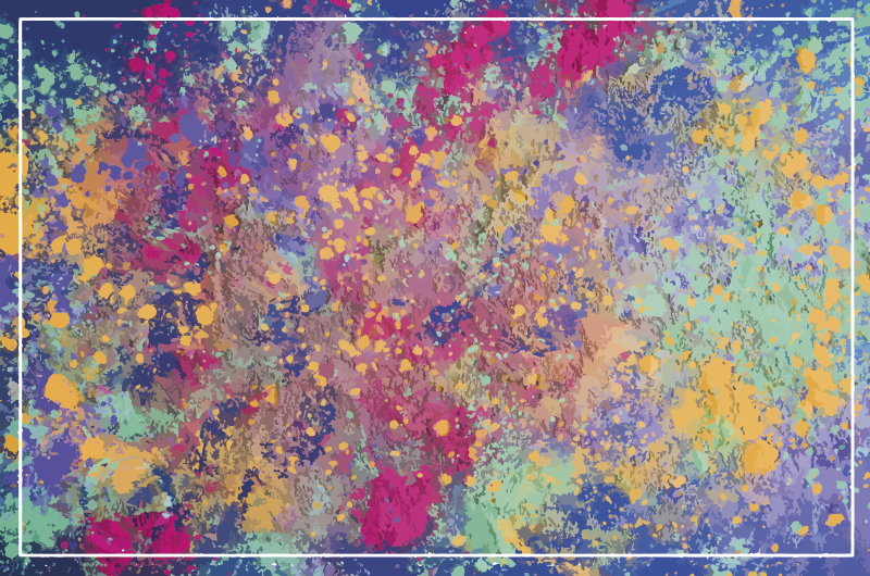 Abstrakt udbrud tekstur vinyl tæppe - TenStickers