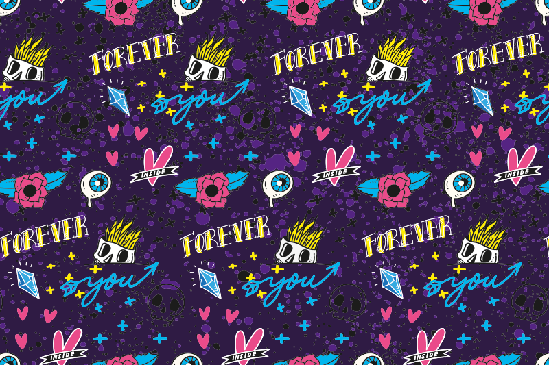 For evigt du designer vinyl tæppe - TenStickers