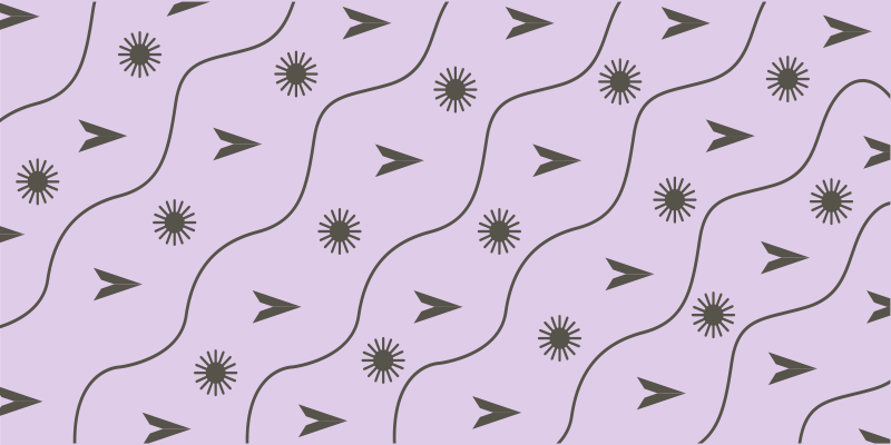 Bølgemønster vibration moderne vinyl tæppe - TenStickers