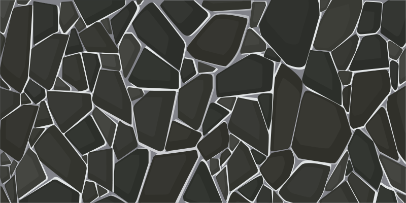 Elegant småstensmønster vinyl tæppe med steneffekt - TenStickers