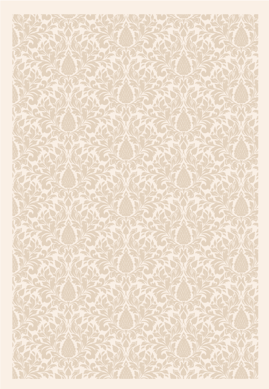 Elegant blomstermotiv natur vinyl tæppe - TenStickers