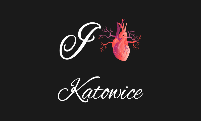 Jeg elsker katowice brugerdefineret vinyltæppe - TenStickers