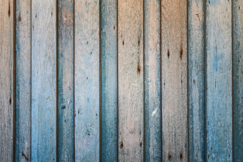 Forvitrede planker vinyl tæppe med træeffekt - TenStickers