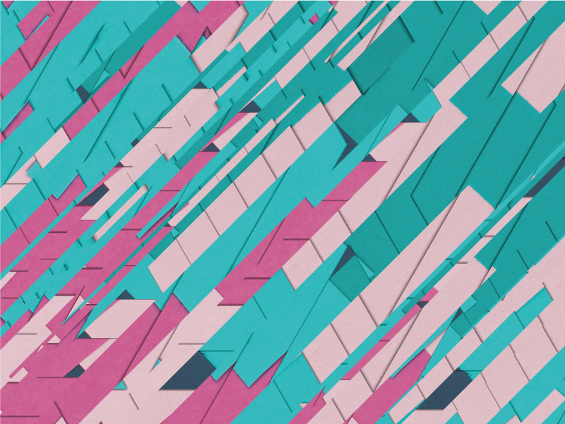 Abstrakt kantet mønster geometriske vinyl tæppe - TenStickers