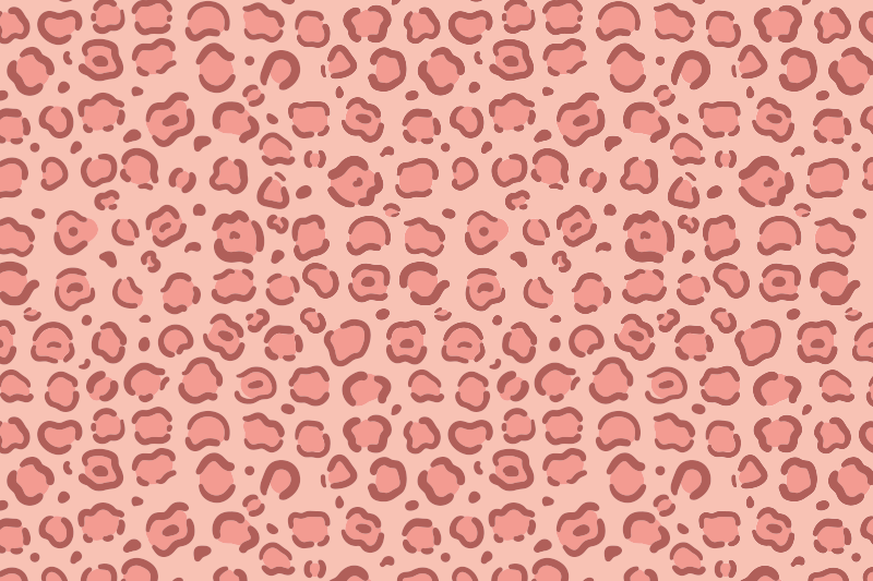 Leopardprikker vinyltæppe med dyreprint - TenStickers