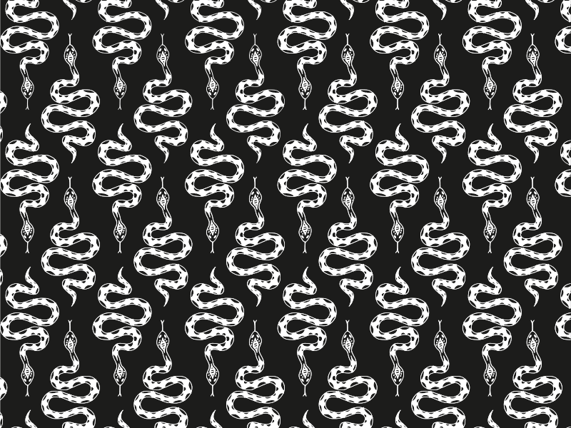 Slanger mønster dyreprint vinyl tæppe - TenStickers