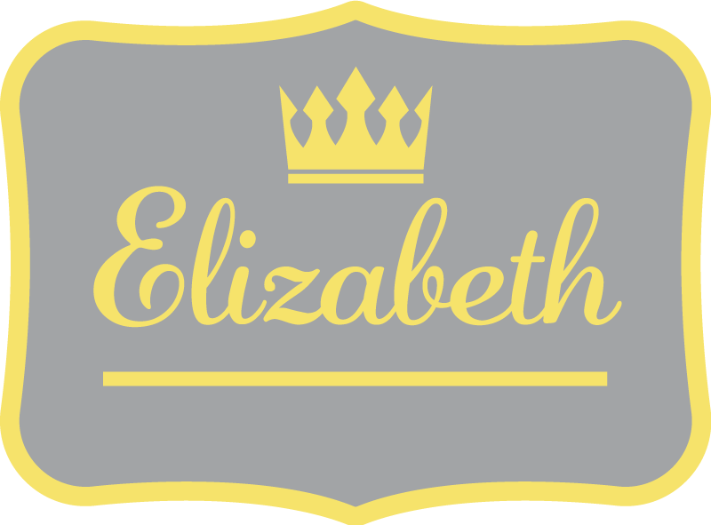 Personlig kongekrone vinyltæppe til entre - TenStickers