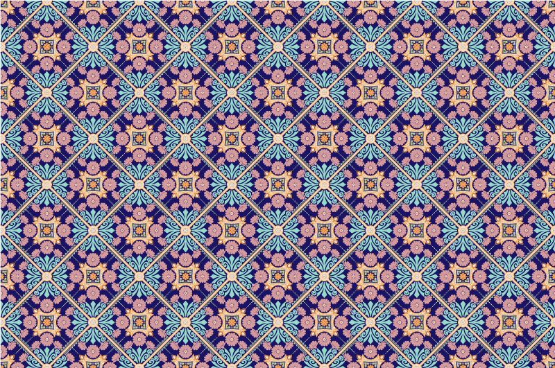 Fliser tæppe i middelhavsstil - TenStickers